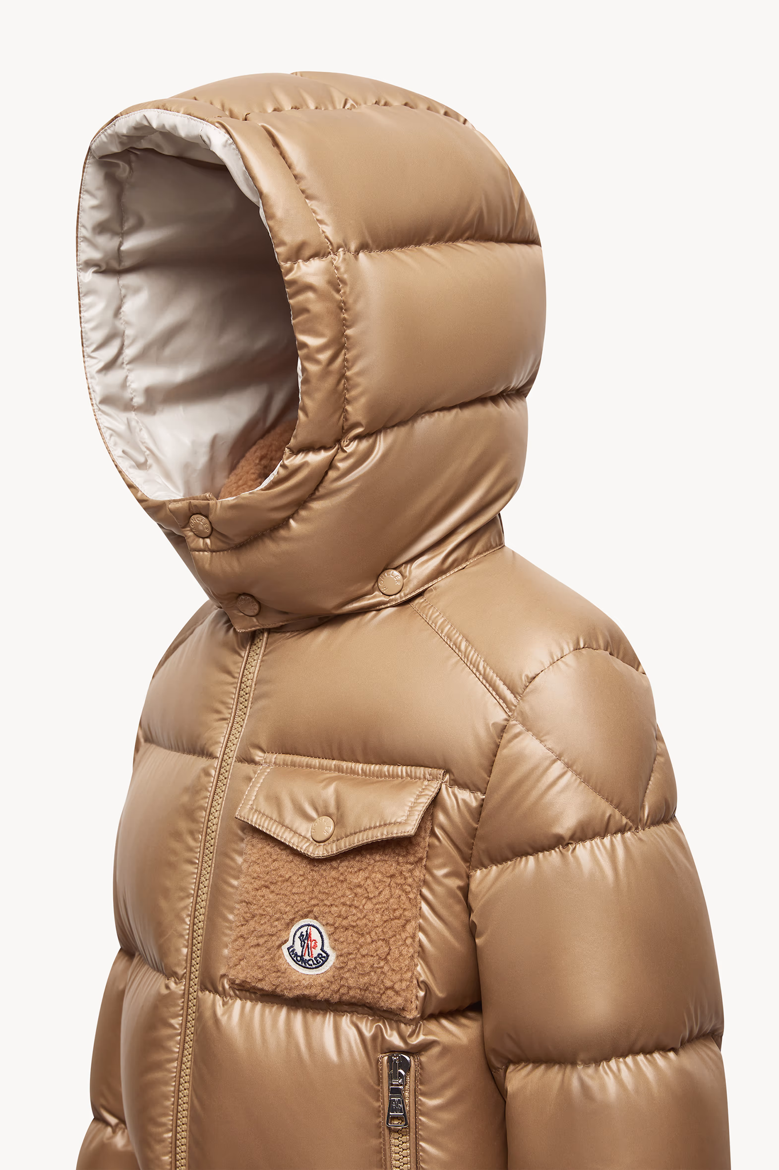 Doudoune à capuche Yule Garçon Beige Moncler 3